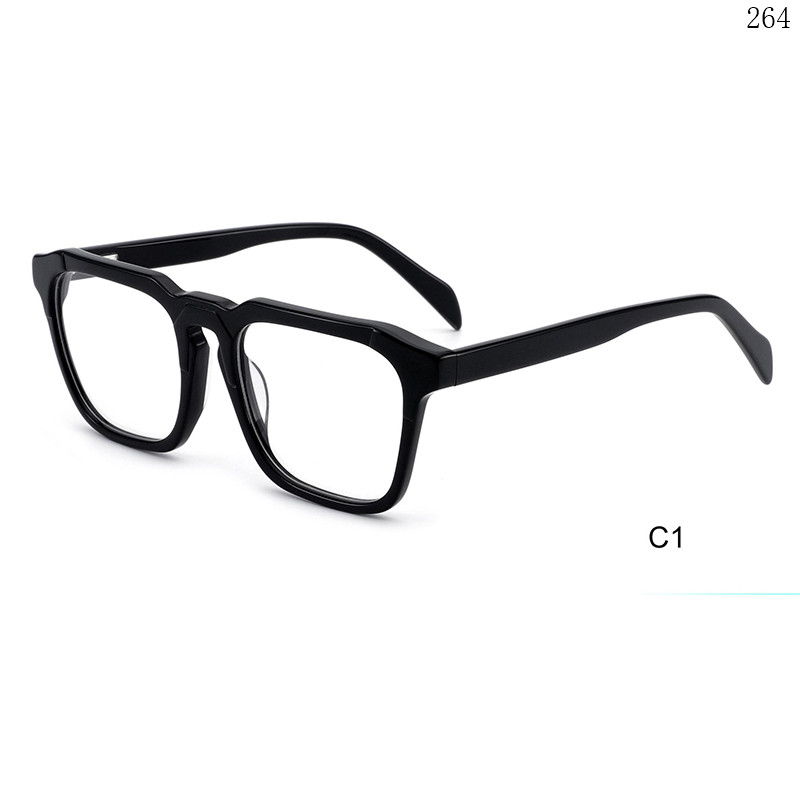 Dachuan Optical H2805 China Supplier Classic Retro Acetate Optical Glasses Armações Ópticas with Spring Hinges (6)